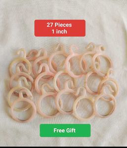 Plastic rings and cotton tape