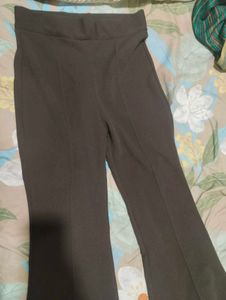 Stylish Flared Brown Bell Bottom Pants