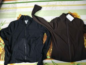 Bundle: Black & Brown Zip-Up Jackets