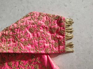 Vibrant Pink Embroidered lehnga choli