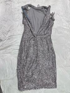 Sparkling Silver Party Dress