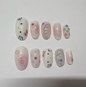 Cute Hello Kitty Press-On Nails