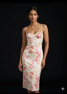Floral Print Slip Dress