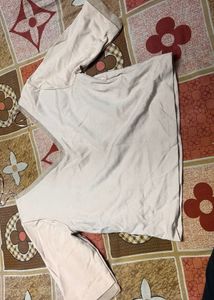 Beige casual top