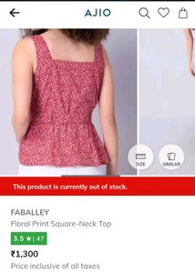 Floral Print Sleeveless Top