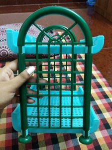 2-Tier Plastic Organizer Shelf