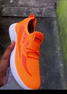 ORANGE STYLISH SHOE FOR MEN