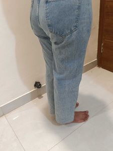 Light Wash Wide Leg Jeans