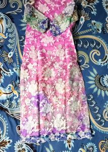 FRONT SLIT CUT KURTA (Floral Pattern) 🩷