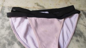 Pink &amp; Black Bikini Bottom