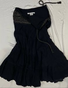 Embroidered Mini Skirt