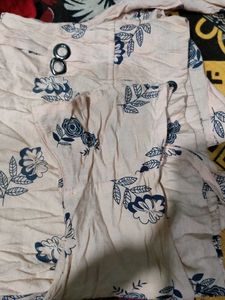 Floral Print Cotton Kurta