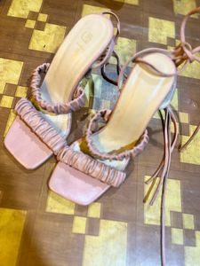 My Foot Pink Strappy Sandals