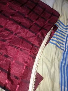 Elegant Maroon Saree