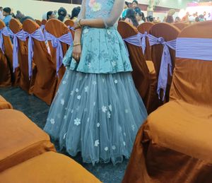 girls party wear Glitter gown