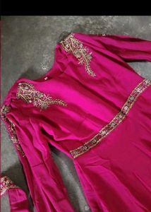 Elegant Pink Ethnic Gown