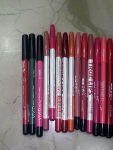 26 Assorted Lip Pencils &amp; Liners shades