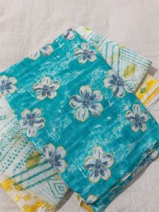 Turquoise Floral Print Kurti