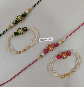 set of 2 Bracelet rakhi pair