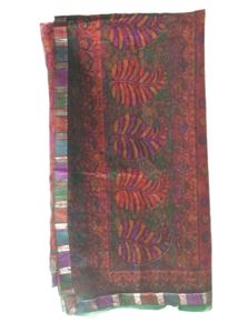 Vibrant Saree with Traditional Motifs