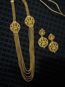 Lakshmi Gold-Tone Necklace & Earrings