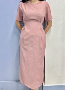 Pink Midi Dress