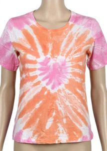 Pink &amp; Orange Tie-Dye T-Shirt