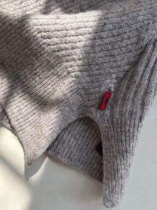 Cozy Grey Knit Sweater