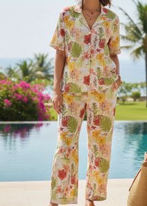 Floral Print Two-Piece Set