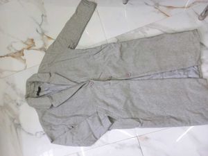 Light Grey Blazer Coat