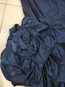 Stunning Blue Strapless Bubble Dress