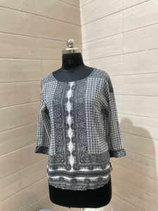 STEET ONE Stylish Printed Tunic Top