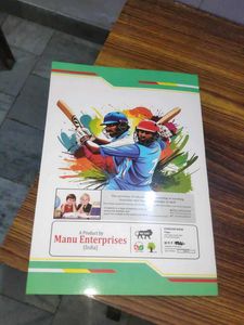 Creative A4 Notebook - Cricket Design