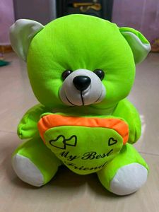 Cute Green Teddy Bear "My Best Friend"