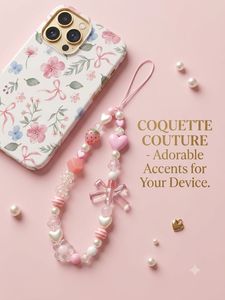 Cute Beaded Phone Charm