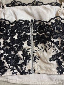 Elegant Lace Corset Top