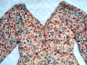 Floral Print Midi Dress