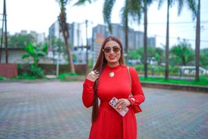 wide leg drape jumpsuit