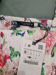Floral Print Top - ZARA