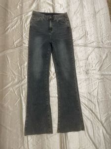 Grey Flare Jeans