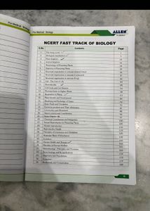 ALLEN Biology NCERT Fast Track Book