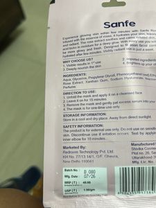 5 Sanfe Papaya Facial Mask