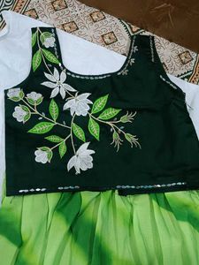 legenga choloi and silk dress