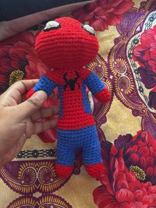 Crocheted Spiderman Toy