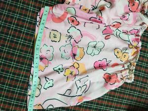 Floral Print Button-Up night suit