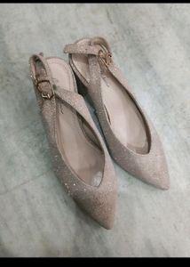 So Beautiful Peach Sparkle Sandal