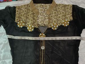 Elegant Black &amp; Gold Eid Outfit