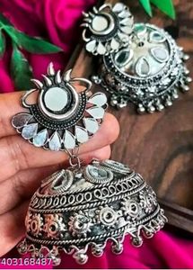 Oxidized Jhumka Earring✨