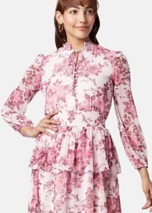 floral print  fit &amp; flare dress | Size : Xl