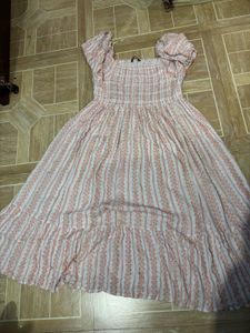 Floral Print Puff Sleeve Dress